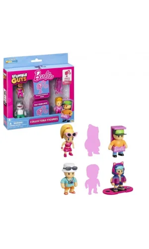 Nessiworld  Stumble Guys x Barbie 6’lı Figür Seti