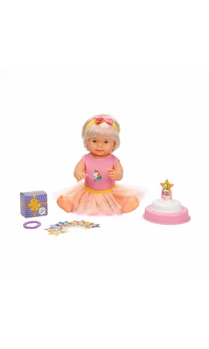 Nessiworld  Sunman Bebelou Doğum Günü Bebeği 40 Cm