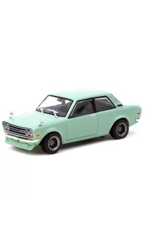 Nessiworld  Tarmac Works 1/64 Datsun 510 Light Green