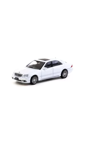 Nessiworld  Tarmac Works 1/64 Mercedes-Benz S-Class Wald Alabaster White - Lamley Special Edition