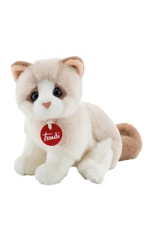 Nessiworld  Trudi Kitty Peluş Beyaz Bej Kedi 20 cm