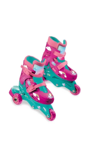 Nessiworld Unicorn Desenli Inline 3 Tekerlekli Paten