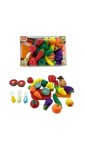 Nessiworld URT007-KUTU-3 41 PCS KESİLEBİLEN MEYVE SEBZE MANAV