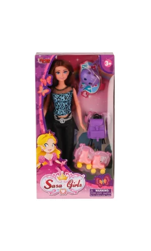 Nessiworld WG-115070  Aksesuarlı Patenci Bebek 29 cm - Vardem Oyuncak