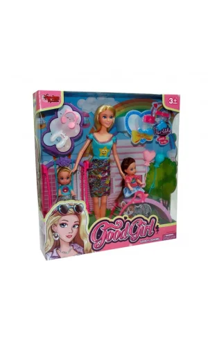 Nessiworld WG-66749 Kutulu 29 cm  2 Çocuklu Parkta Bebek - Vardem Oyuncak