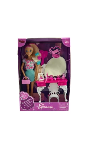 Nessiworld WG66906 -Vardem Kutulu  Güzellik Masalı Bebek Set 11,5 inç
