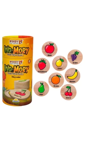 Nessiworld Woody Wo-Mory Ahşap Hafıza Oyunu