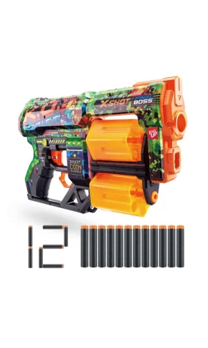 Nessiworld  X-Shot Excel Skins Dread Blaster 12 Dartlı