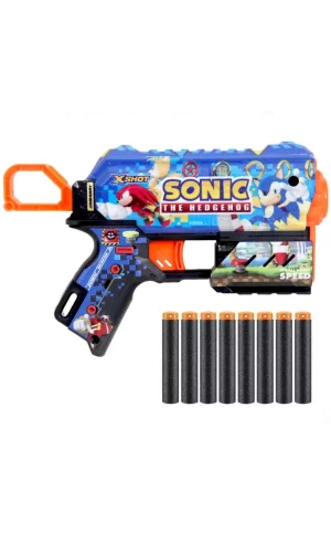 Nessiworld  X-Shot Skins Sonic Dart Fırlatıcı 8 Dartlı