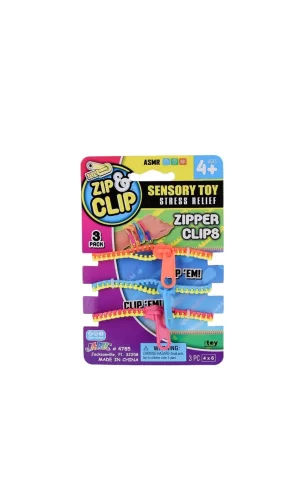 Nessiworld Zıp Clip Zipper Clips 3lü