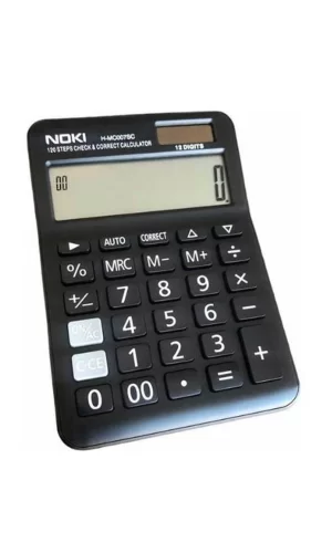 Noki 12 Hane Hesap Makinesi Siyah H-MC007SC