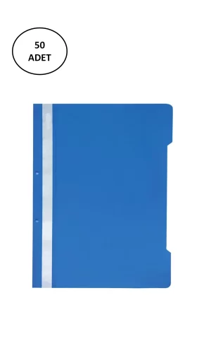 Noki Eco Telli Dosya, 50li Paket, Lacivert