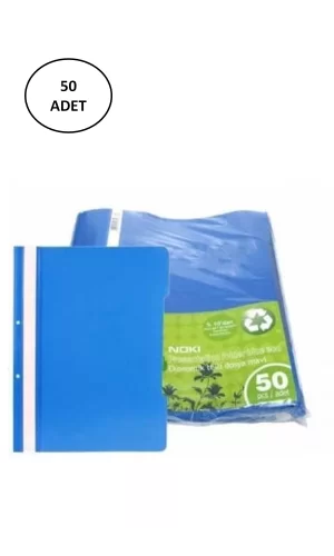 Noki Eco Telli Dosya Mavi 50 Adet