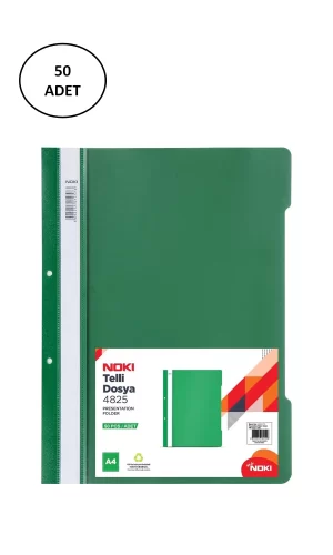 Noki Eco Telli Dosya Yeşil 50 li