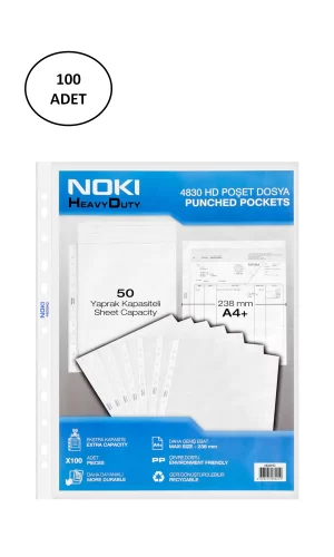 Noki Hd Poşet Dosya 100 Adet