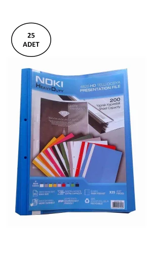 Noki HD Telli Dosya 25 li Mavi