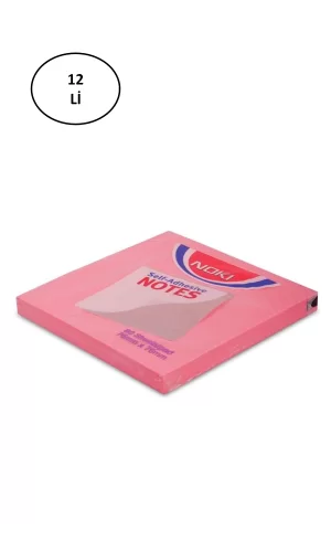 Noki Memo 75x75 Yapışkanlı Not Kağıdı Açık Pembe 12166