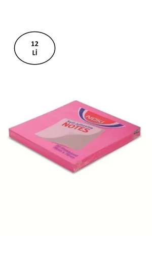 Noki Memo Yapışkanlı Not Kağıdı 75 x 75 mm Pembe