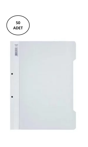 Noki Plastik Telli Dosya Eco 50 li Beyaz