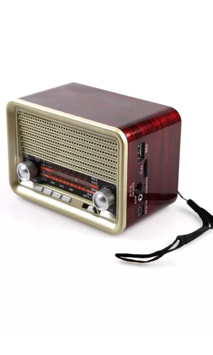 Nostalji Radyo Nns Ns-1537bt Şarjlı Fm Radyo Bluetooth Usb Aux