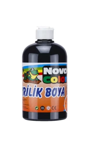 Nova Color Akrilik Boya 500 Gr Siyah Nc-386
