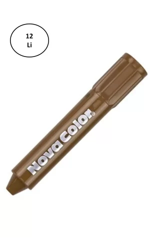 Nova Color NC-205 KahverengiYüz Boyası 12li