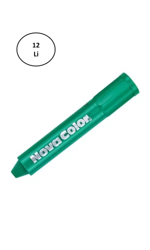 Nova Color Yüz Boyası Tek Renk Yeşil 12li