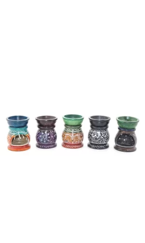 Obsidian Taşı Buhurdanlık Ksk2232