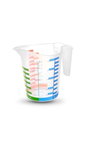 Ölçü Kabı Dereceli Renkli 1000 Ml