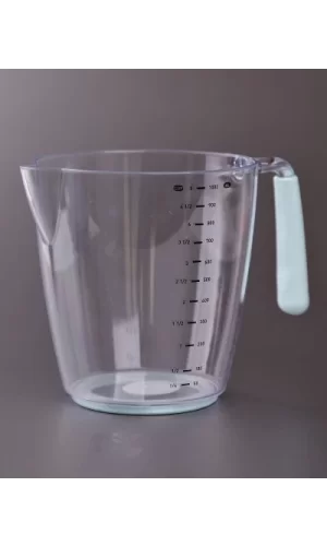 Ölçü Ve Hamur Kabı 1000 Ml - Silikon Sap