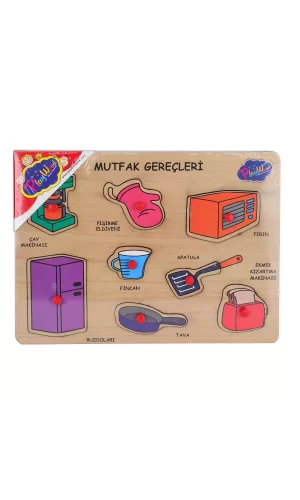 Ony-168-169 Ahşap Tutmalı Mutfak Gereçleri -onyıl Oyuncak