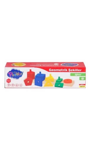 Ony-305 Ahşap Geometrik Şekiller -onyıl Oyuncak