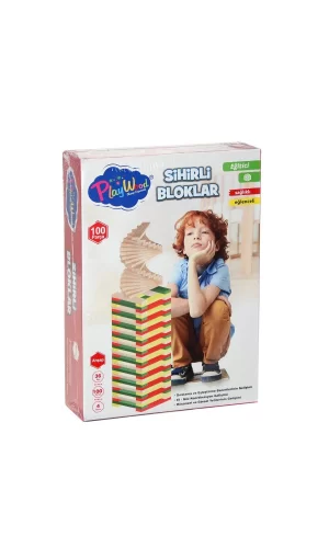 Ony-358	ahşap 100 Parça Sihirli Bloklar