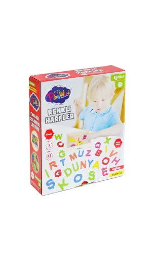 Ony-402 Ahşap Renkli Harfler 33 Parça -onyıl Oyuncak