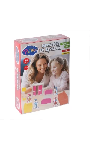 Ony-407 Ahşap Minyatür Ev Eşyaları -onyıl Oyuncak