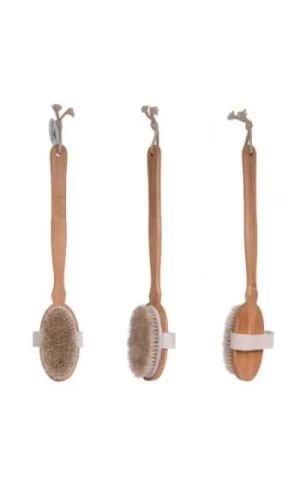 Organik Doğal At Kılı Banyo Fırçası