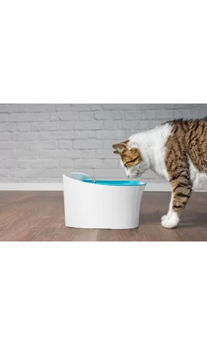 Otomatik Uyarılı Kedi Köpek Su Kabı