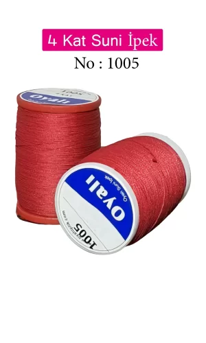Oyalı 4 Kat Suni İpek İplik İğne Oyası Boncuk İpi Tığ Oyası No:1005