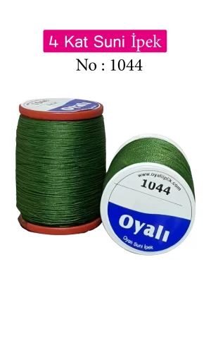 Oyalı 4 Kat Suni İpek İplik İğne Oyası Boncuk İpi Tığ Oyası No:1044