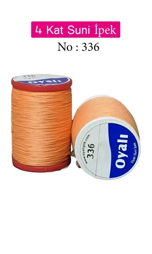 Oyalı 4 Kat Suni İpek İplik İğne Oyası Boncuk İpi Tığ Oyası No:336
