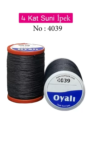 Oyalı 4 Kat Suni İpek İplik İğne Oyası Boncuk İpi Tığ Oyası No:4039
