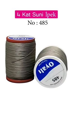 Oyalı 4 Kat Suni İpek İplik İğne Oyası Boncuk İpi Tığ Oyası No:485