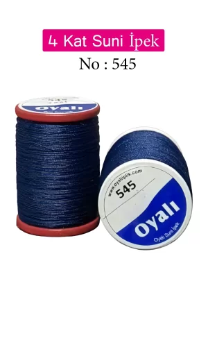 Oyalı 4 Kat Suni İpek İplik İğne Oyası Boncuk İpi Tığ Oyası No:545
