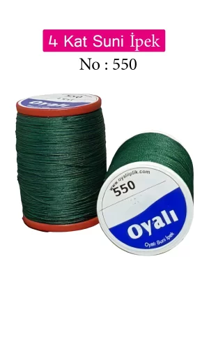 Oyalı 4 Kat Suni İpek İplik İğne Oyası Boncuk İpi Tığ Oyası No:550