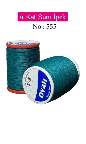 Oyalı 4 Kat Suni İpek İplik İğne Oyası Boncuk İpi Tığ Oyası No:555