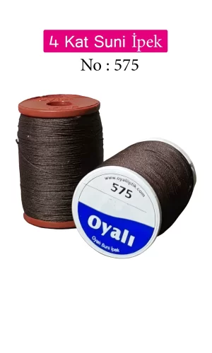 Oyalı 4 Kat Suni İpek İplik İğne Oyası Boncuk İpi Tığ Oyası No:575