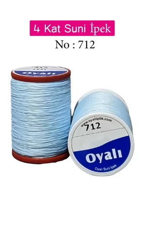 Oyalı 4 Kat Suni İpek İplik İğne Oyası Boncuk İpi Tığ Oyası No:712
