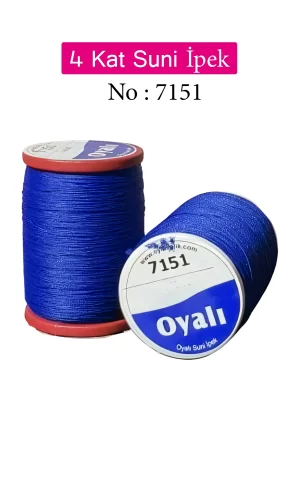 Oyalı 4 Kat Suni İpek İplik İğne Oyası Boncuk İpi Tığ Oyası No:7151