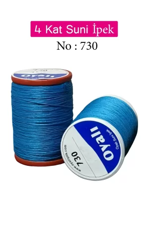 Oyalı 4 Kat Suni İpek İplik İğne Oyası Boncuk İpi Tığ Oyası No:730