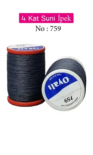 Oyalı 4 Kat Suni İpek İplik İğne Oyası Boncuk İpi Tığ Oyası No:759